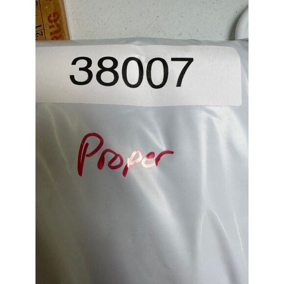 Proper Button Down Shirt Adult Large Navy Blue Slim Fit Casual Pure Cotton Mens - Picture 10 of 10